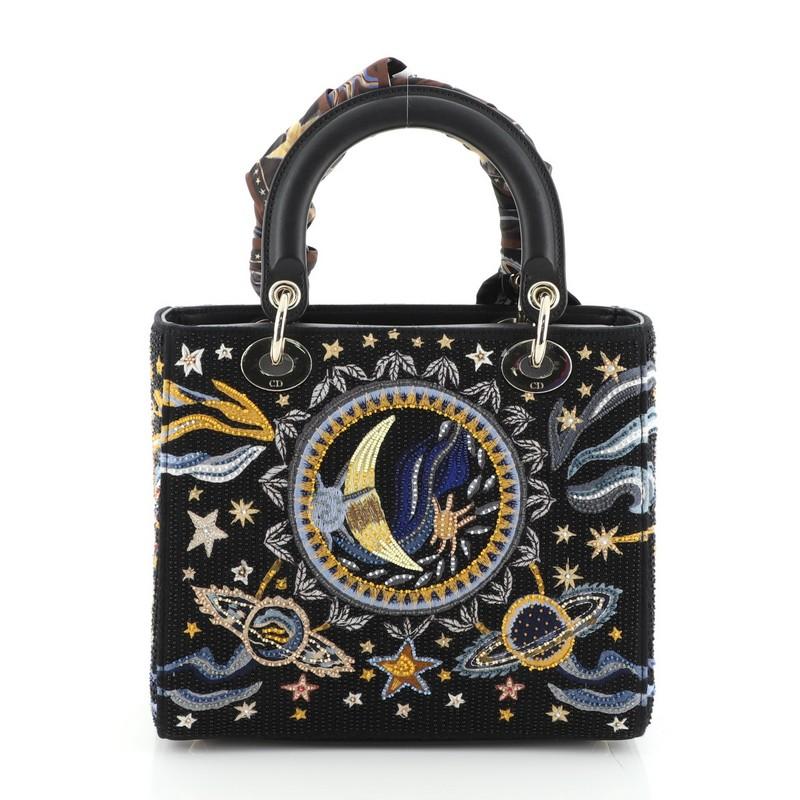 Christian Dior Nature Ballet Lady Dior Embroidered Fabric Medium at 1stDibs lady dior nature ballet bag dior celestial bag christian dior sun bag