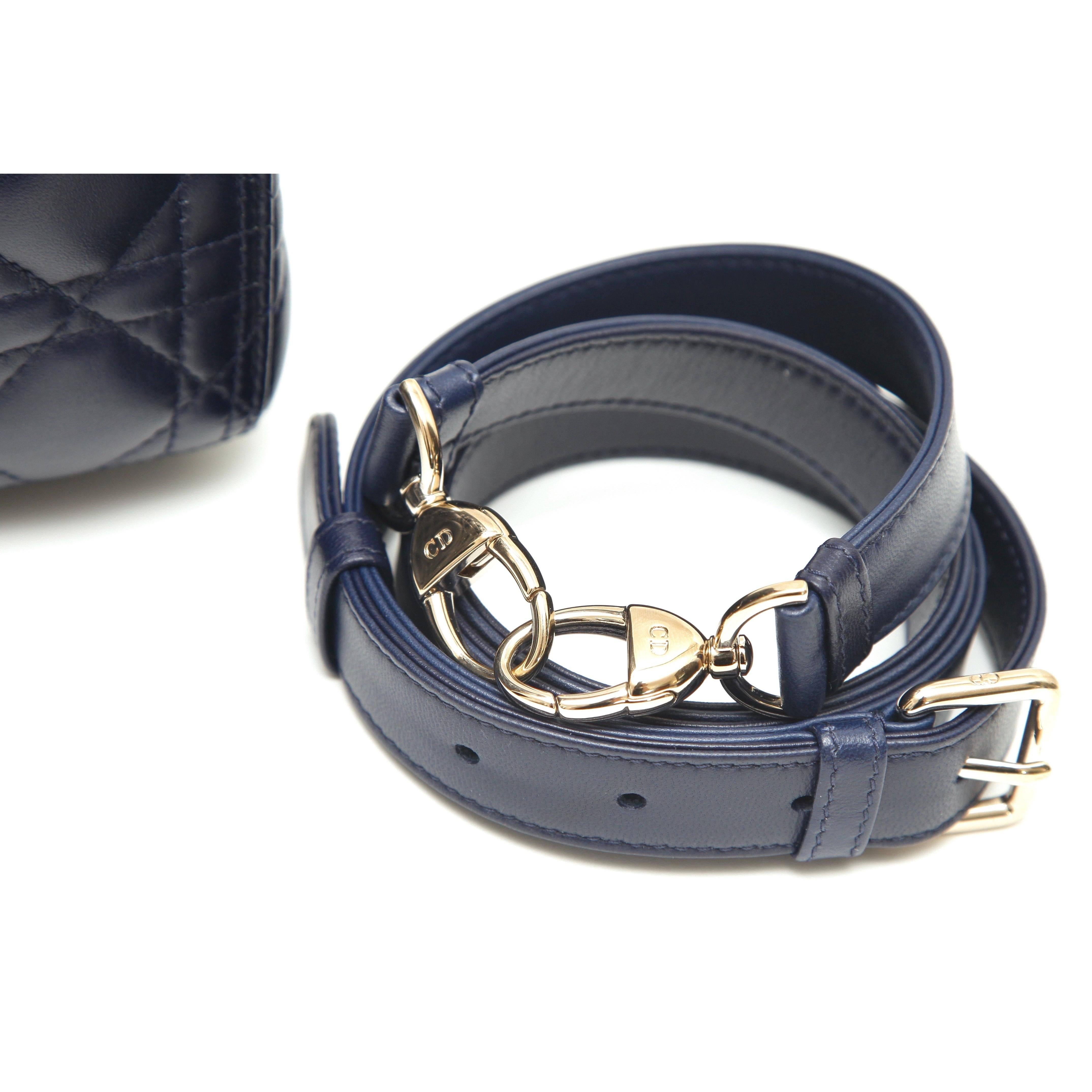 lady dior navy blue