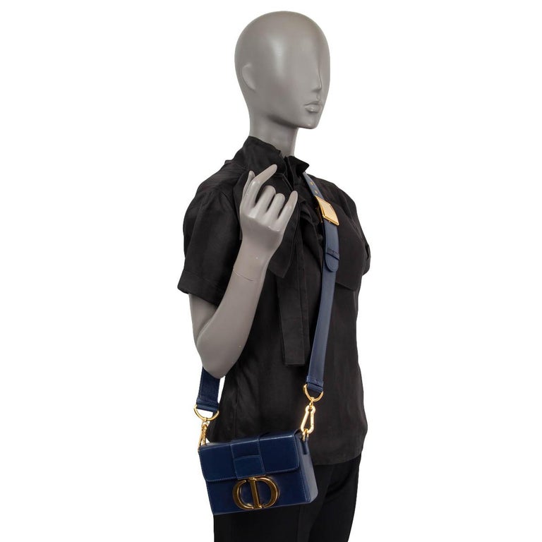 Christian Dior 30 Montaigne Box Bag - Blue Crossbody Bags, Handbags -  CHR339768