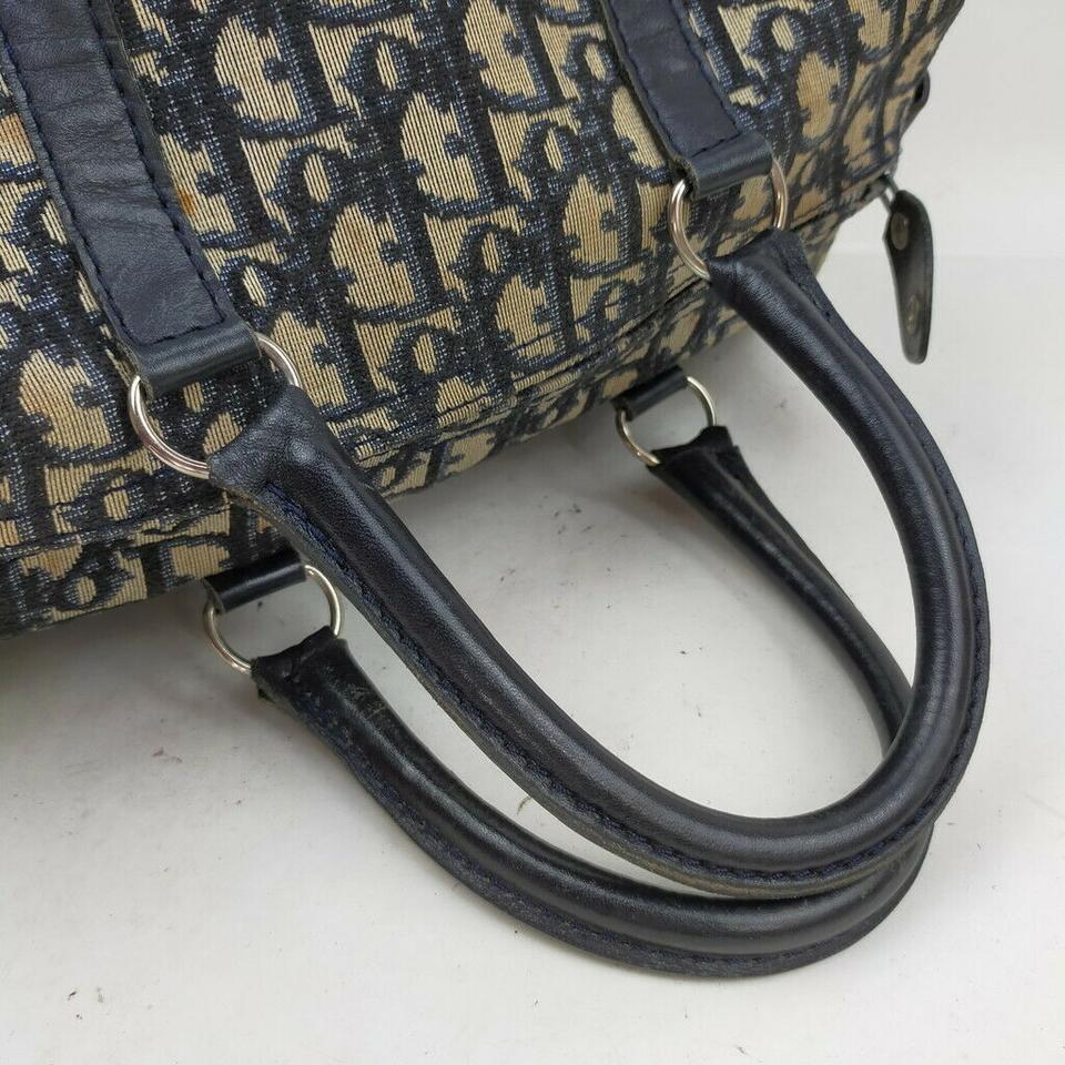 dior navy trotter bag