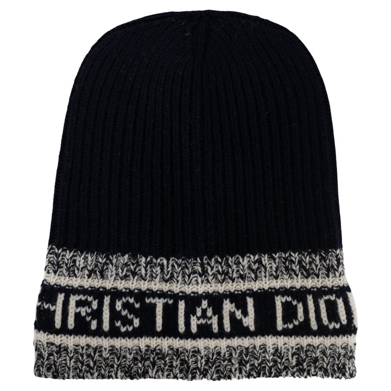 CHRISTIAN DIOR navy blue wool and cashmere 2021 D-WHITE  display picture 2