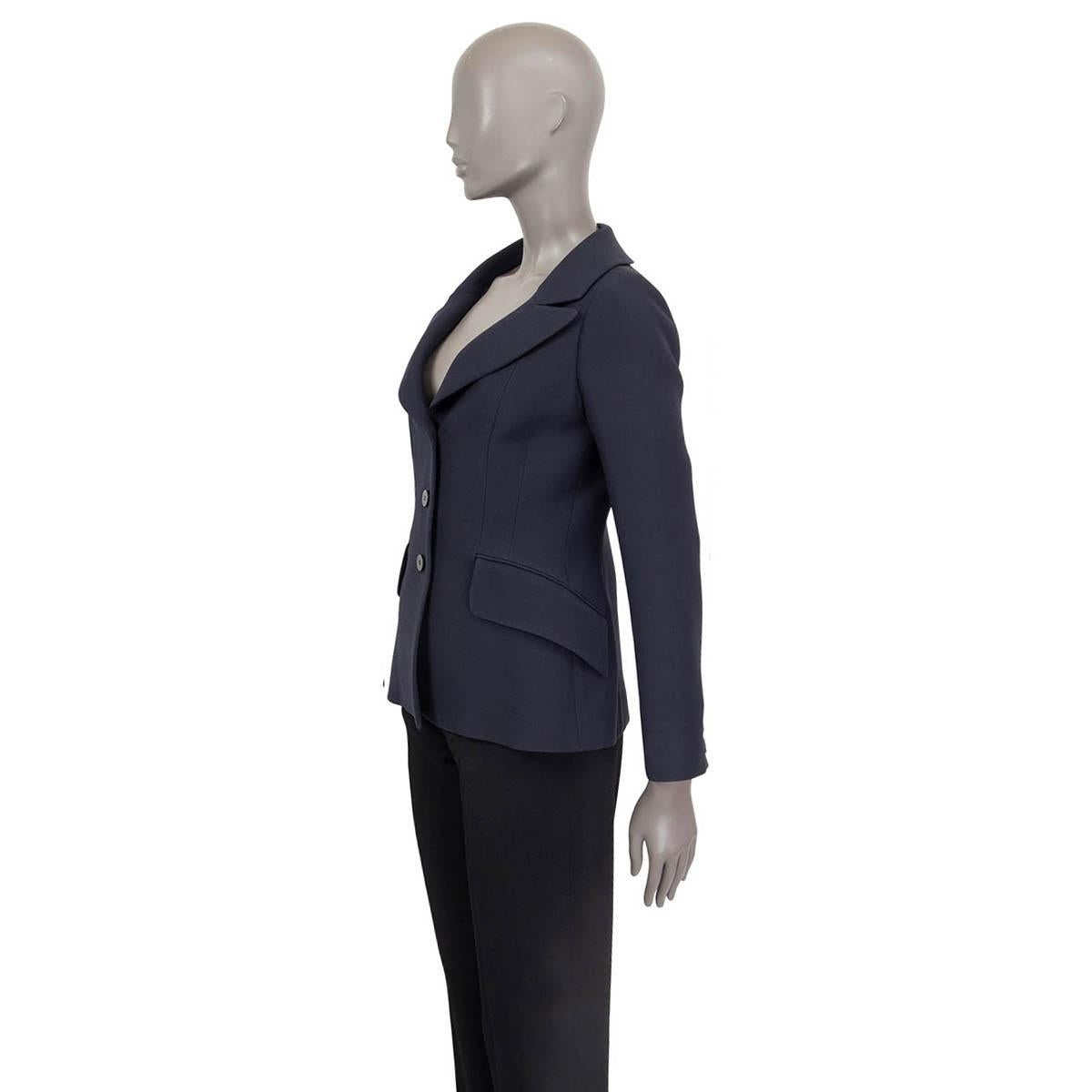 navy blue dior jacket