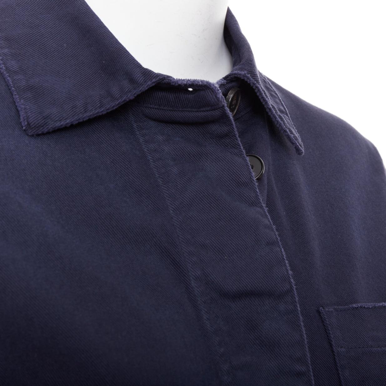 Christian Dior in cotone navy CD bee cargo playsuit pagliaccetto FR34 XS in vendita 2