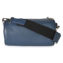 Christian Dior Navy Cowhide Atelier Roller Pouch