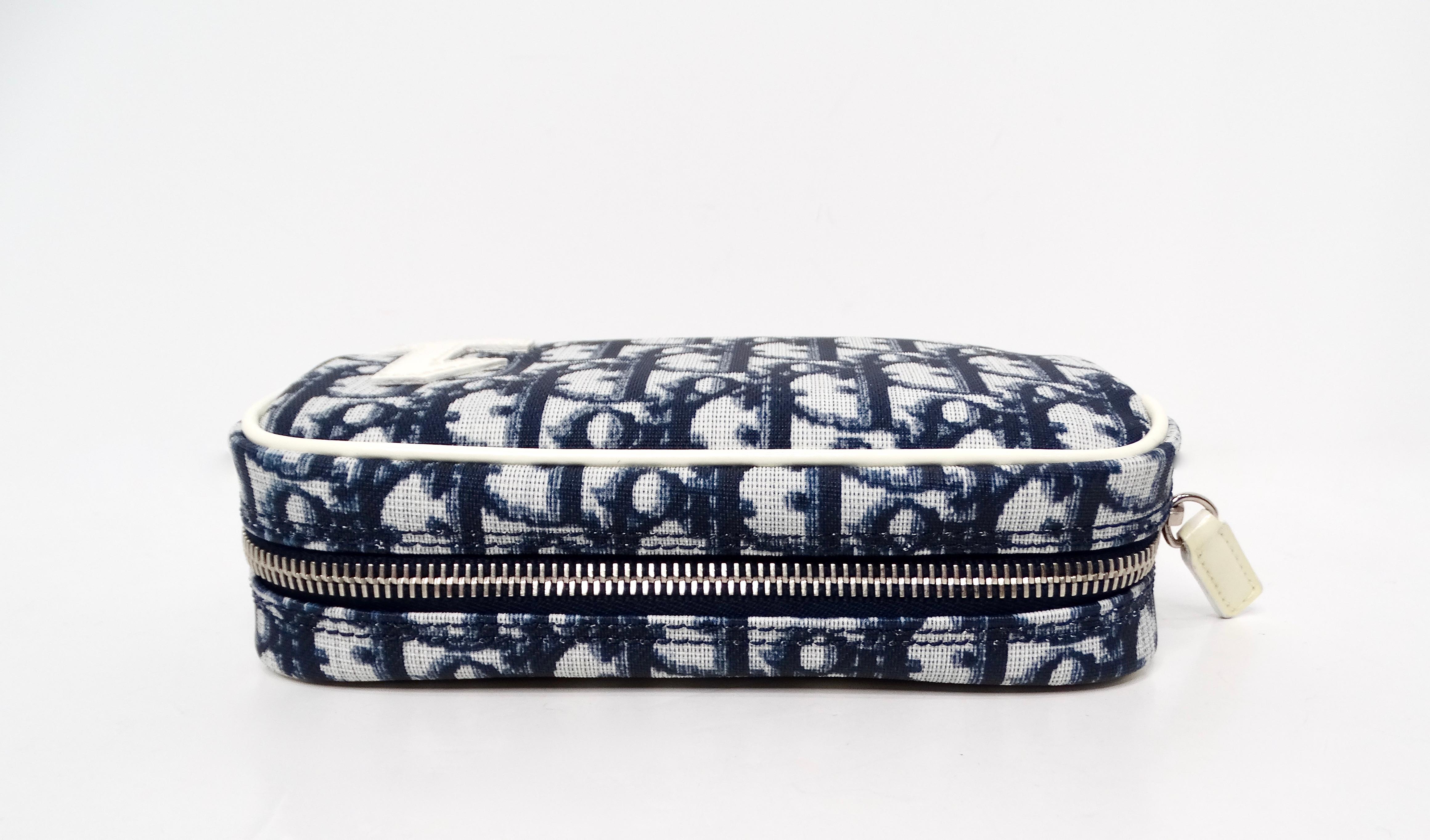 Donna Christian Dior Navy Diorissimo Pouchette per cosmetici circa Y2K in vendita