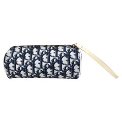 Christian Dior Navy Diorissimo Trotter Pouchette circa Y2K