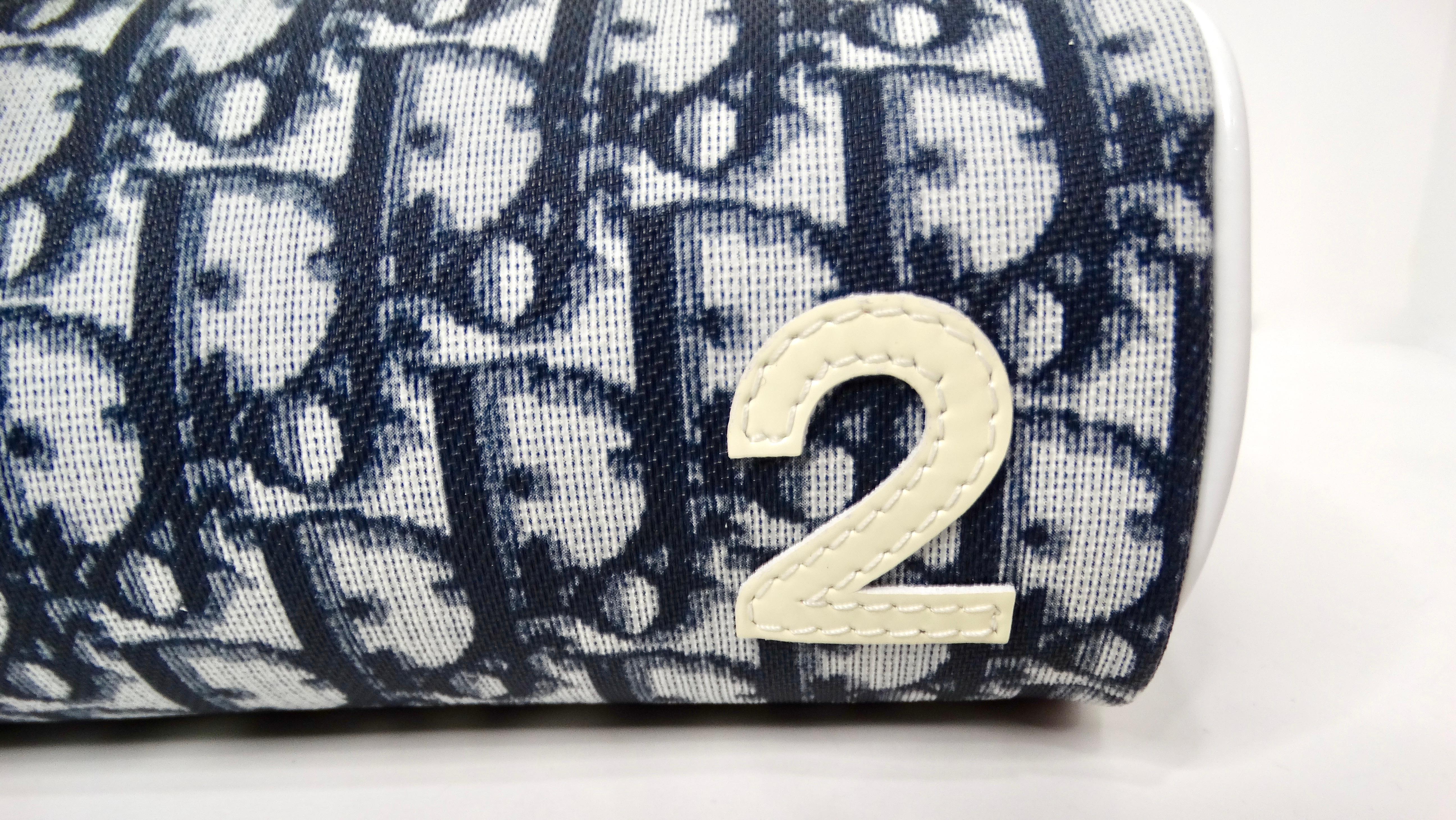 Nero Christian Dior Navy Diorissimo Trotter Pouchette circa Y2K in vendita