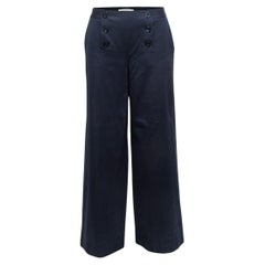 Christian Dior Navy Wide-Leg Sailor Pants