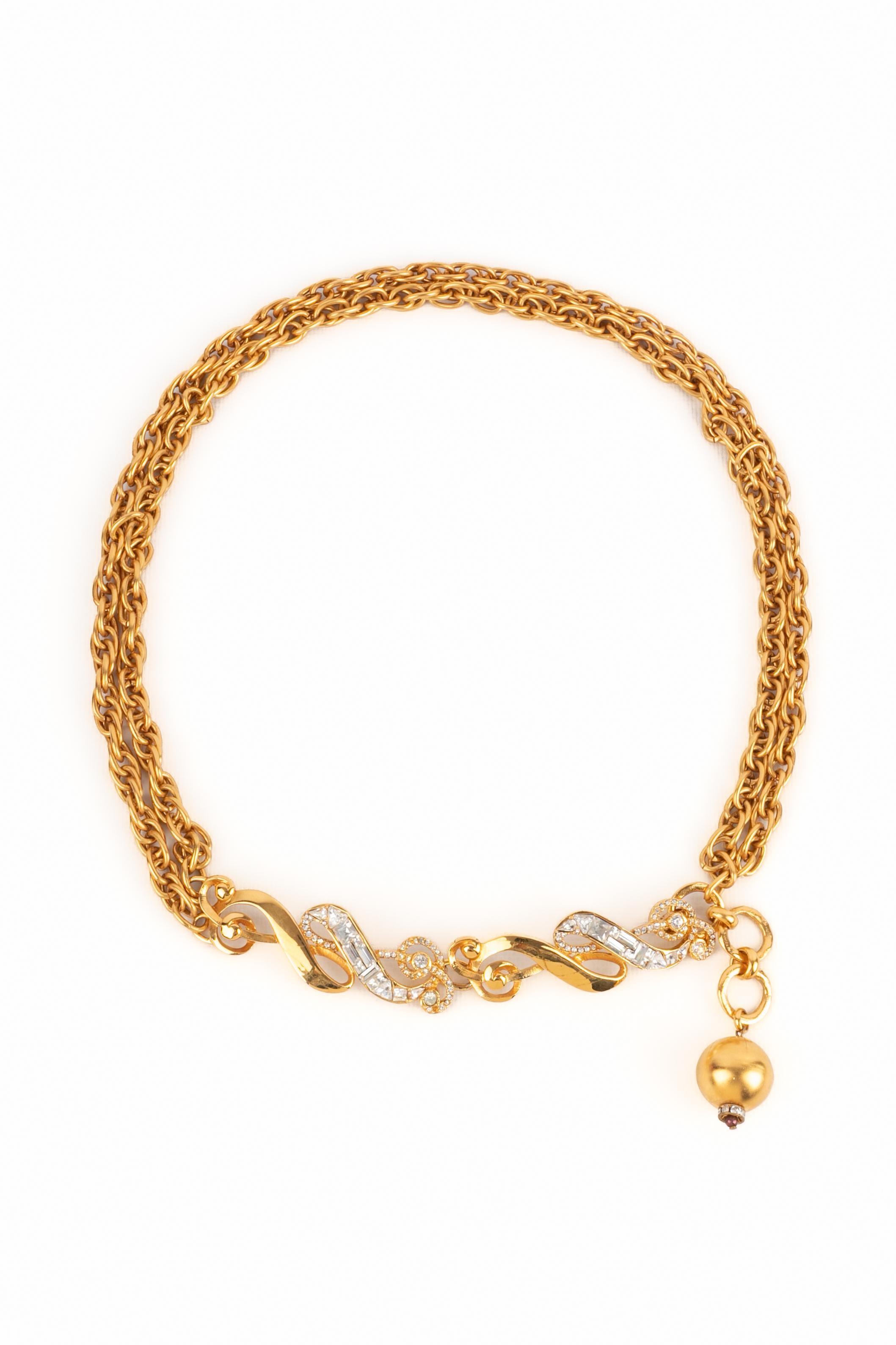 Collana e cintura Christian Dior In condizioni ottime in vendita a SAINT-OUEN-SUR-SEINE, FR