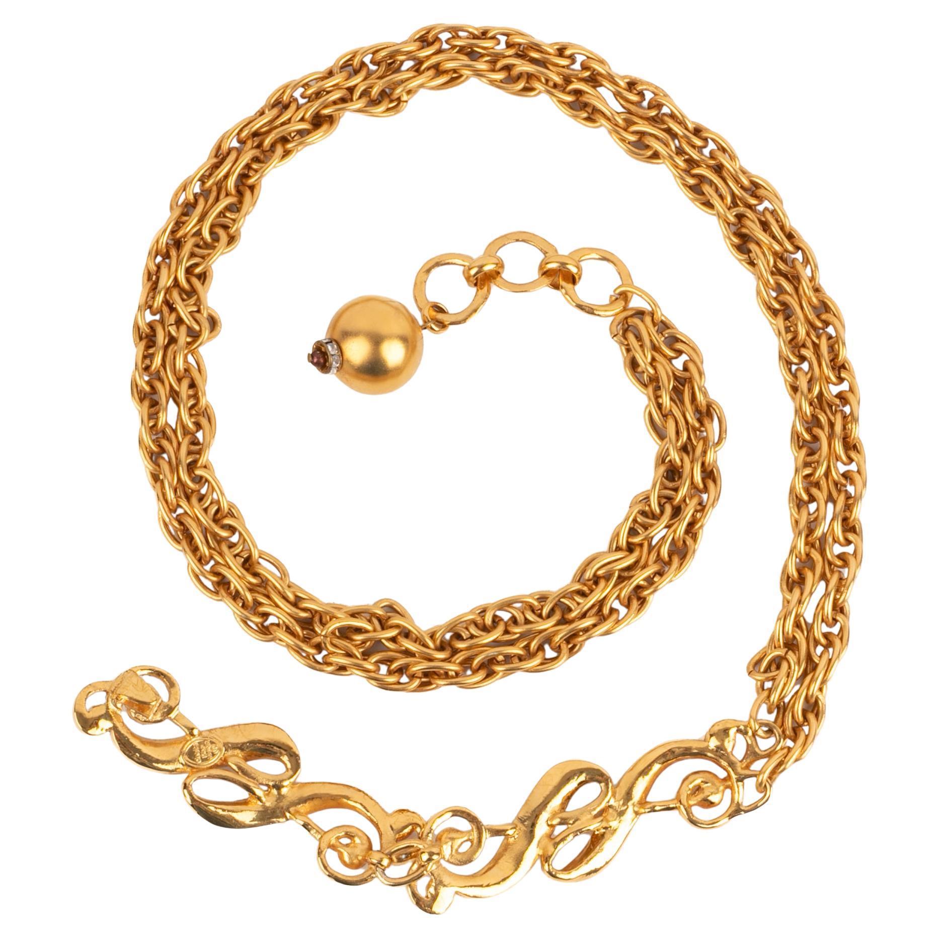 Collana e cintura Christian Dior in vendita