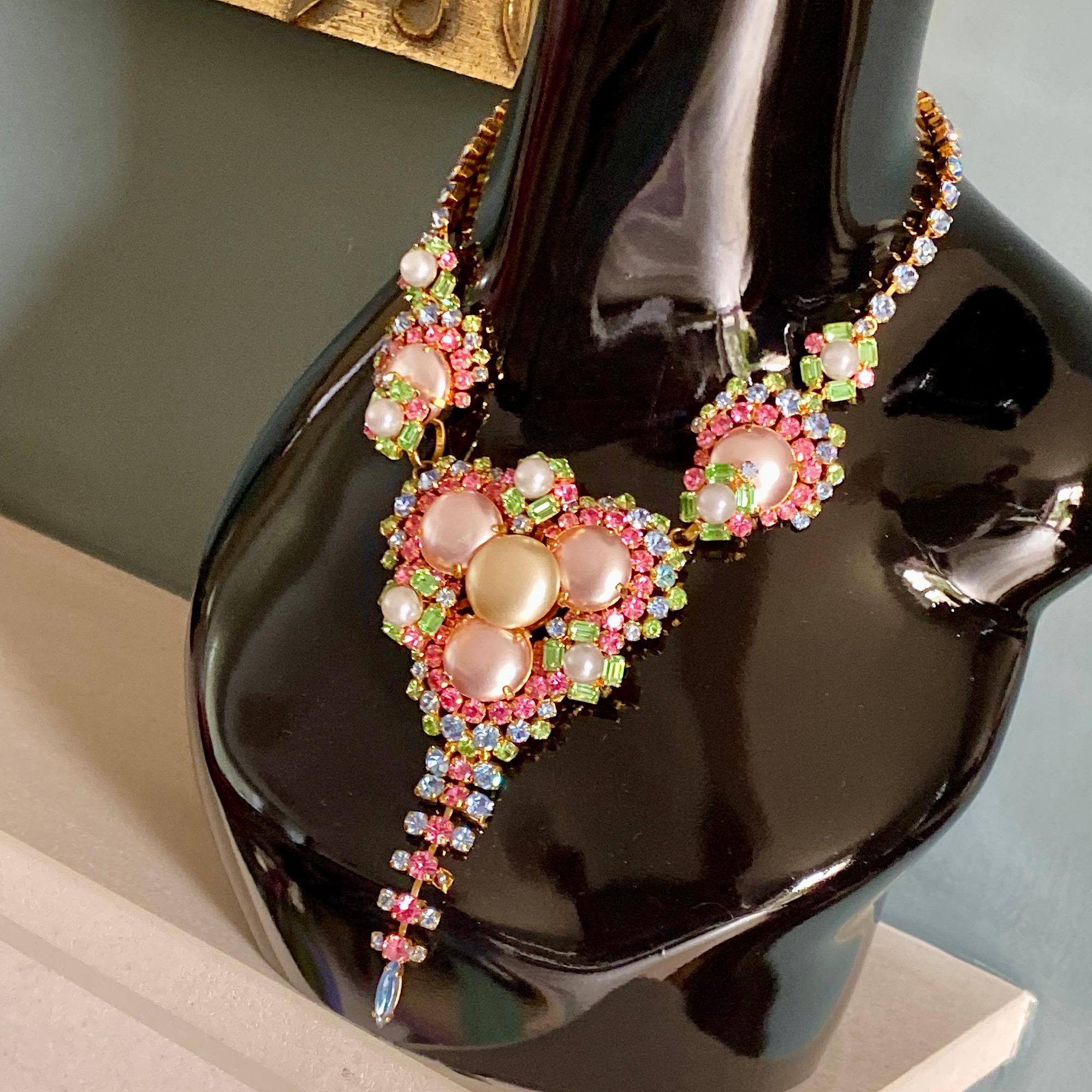 Collana, bracciale e orecchini firmati Christian Dior, anni '50 in vendita 8