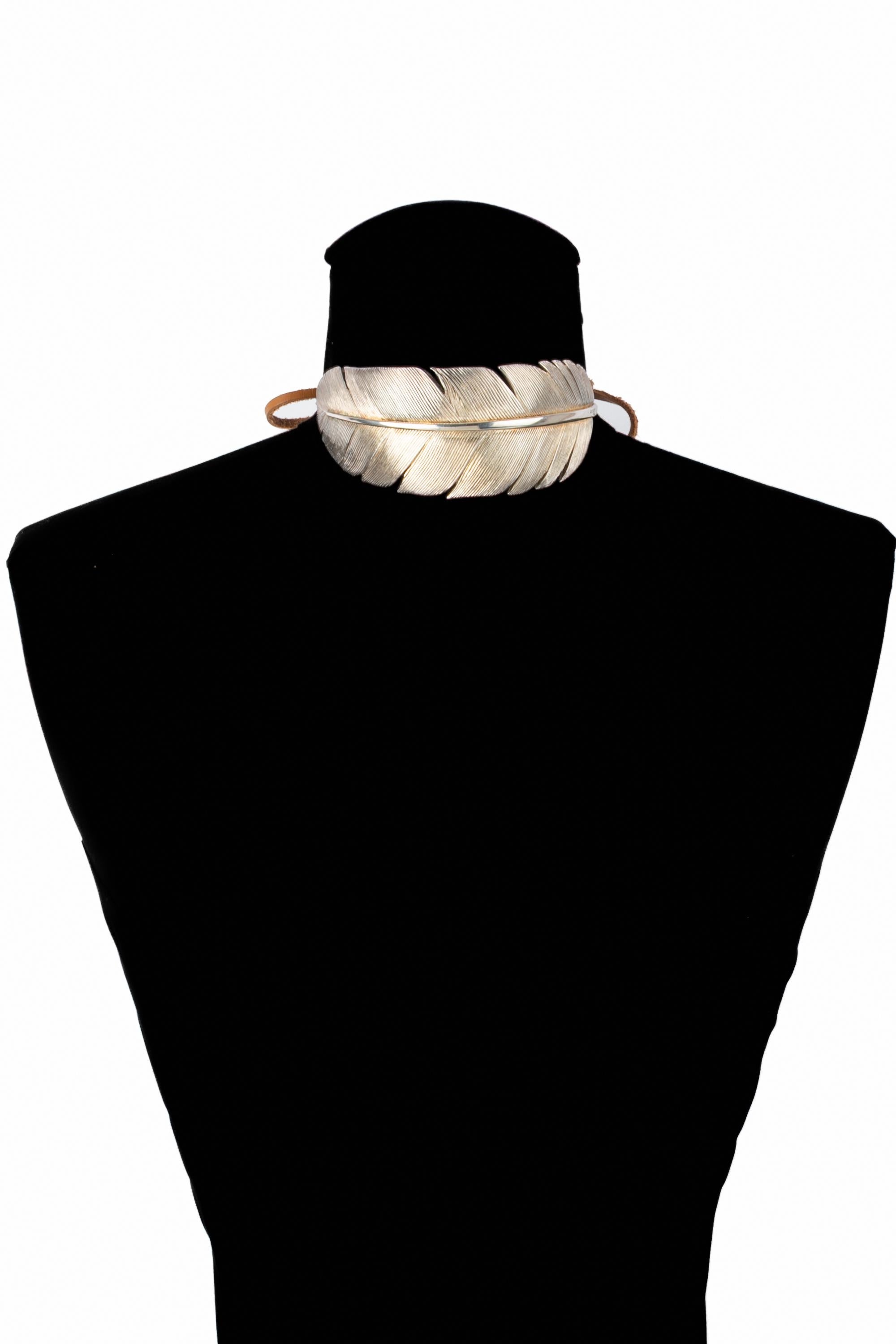 Christian Dior necklace 'feather' Summer 2002 For Sale 6
