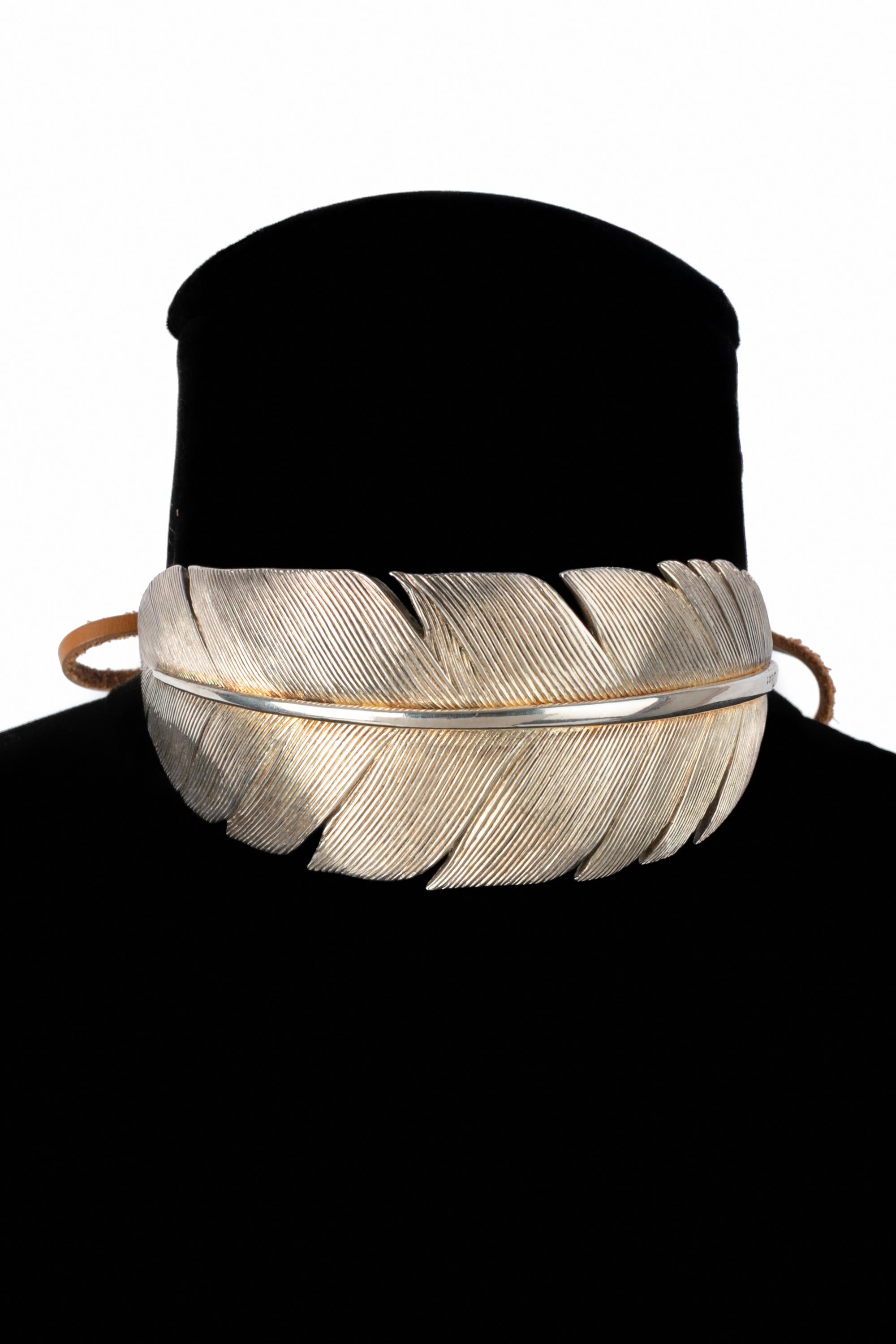 Christian Dior necklace 'feather' Summer 2002 For Sale 7