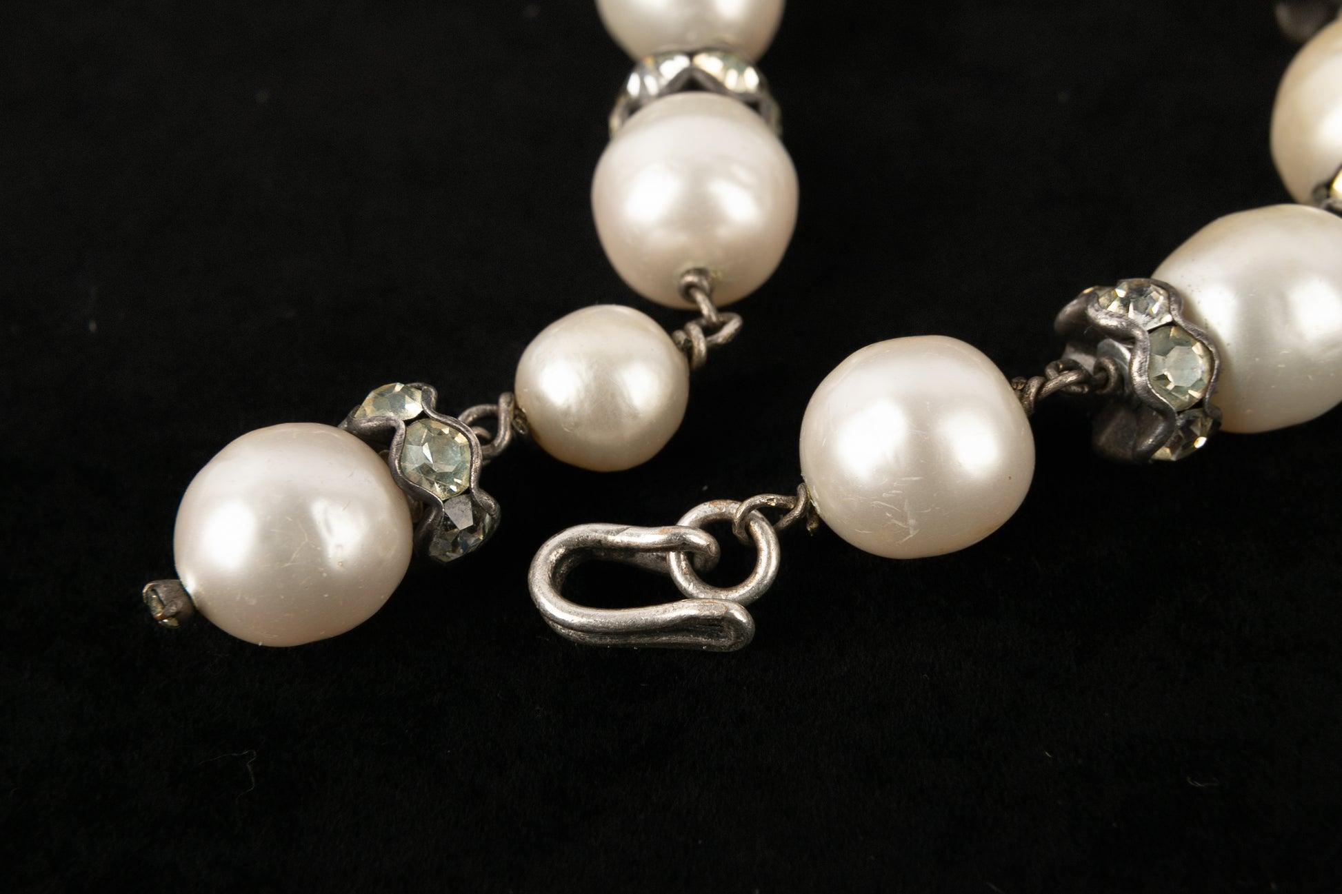 dior pearl necklace