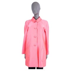 CHRISTIAN DIOR neon pink polyester 2022 Coat Jacket 38 S