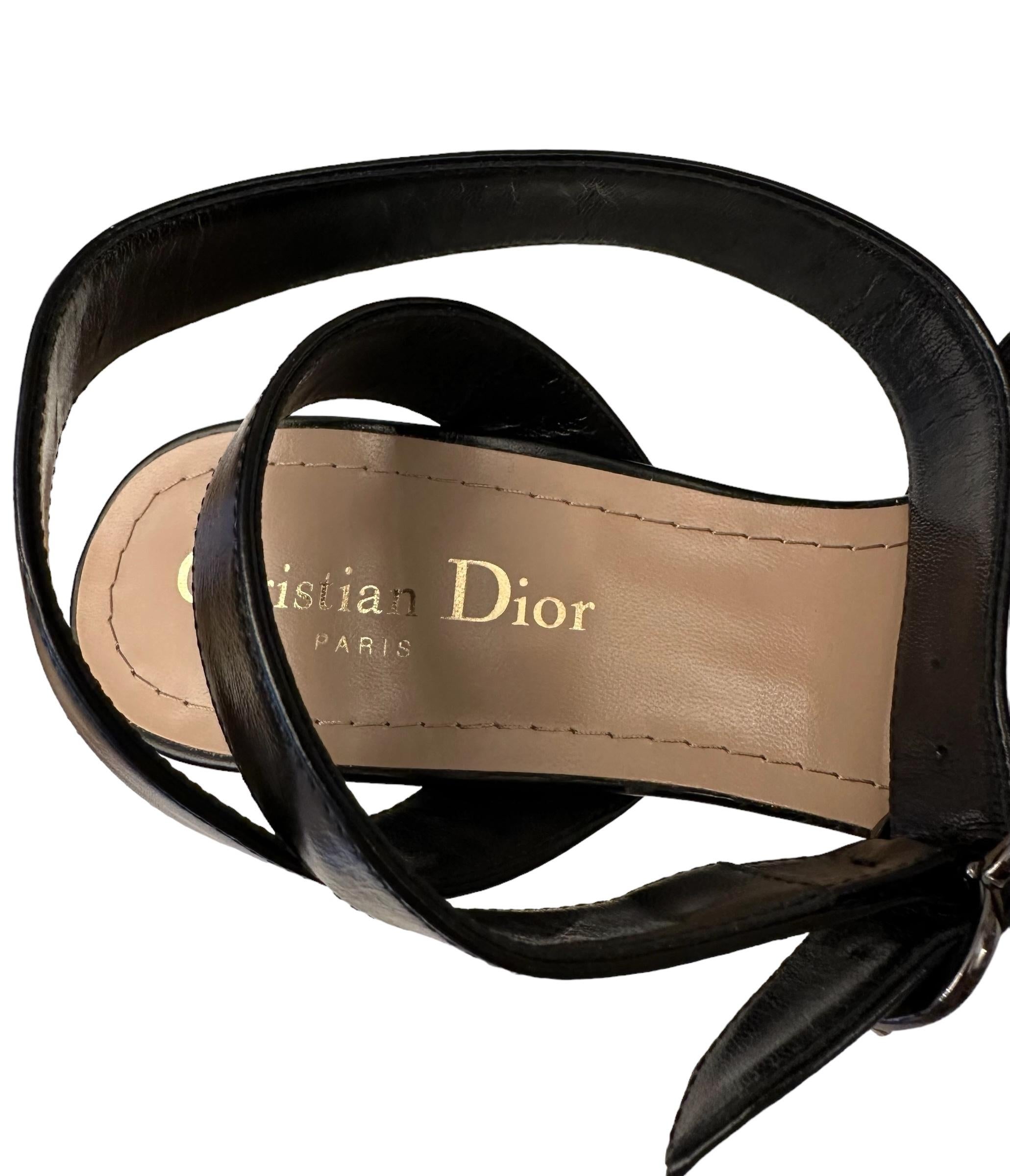 Christian Dior New Black Leather Soul Pumps (escarpins en cuir)  en vente 6