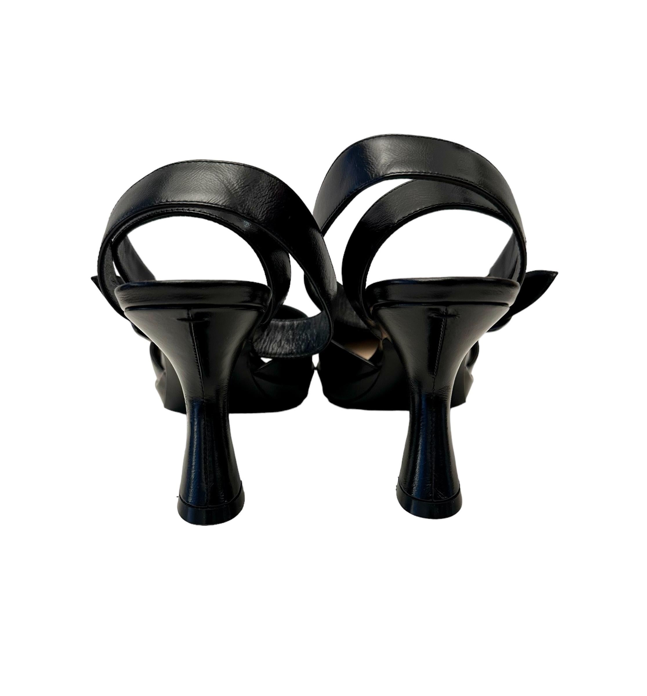 Christian Dior New Black Leather Soul Pumps (escarpins en cuir)  en vente 1
