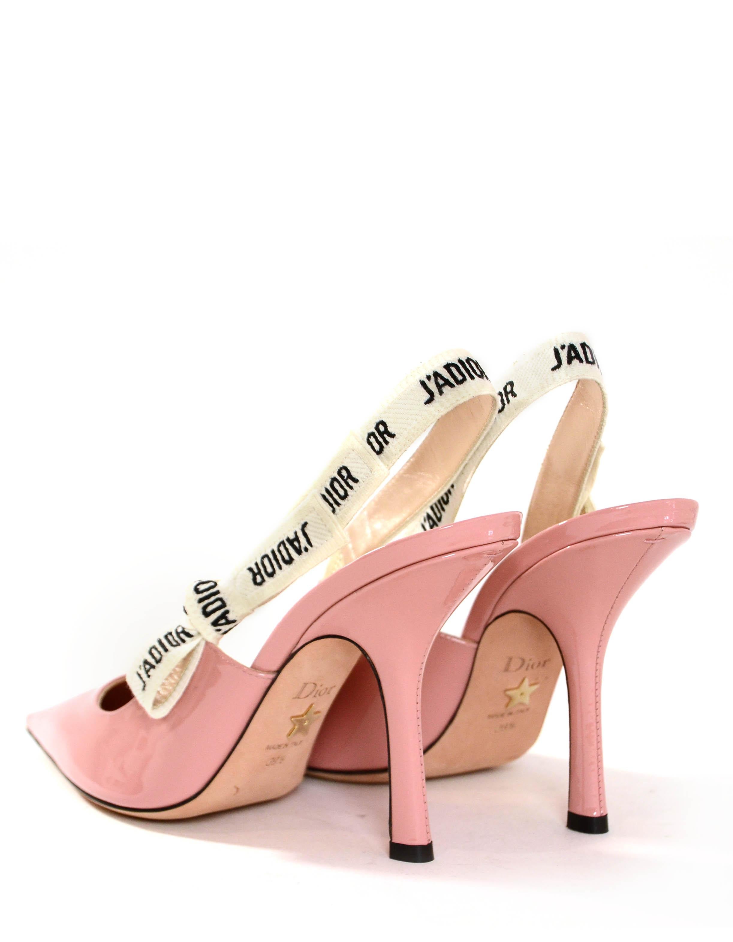 dior slingback pink