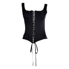 Christian DIOR "New" Haute Couture Double Silk Bustier Top Corset - Unworn