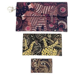Christian Dior - NOUVEAU set de pochettes à imprimé Jungle