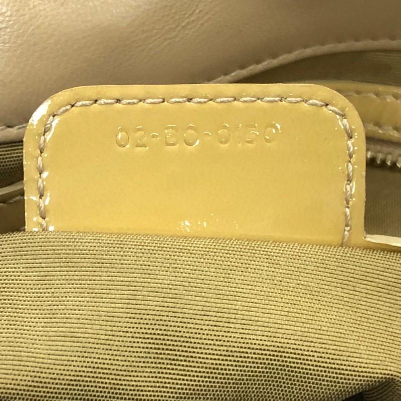 Christian Dior New Lock Flap Bag Cannage Quilt Patent Medium 5