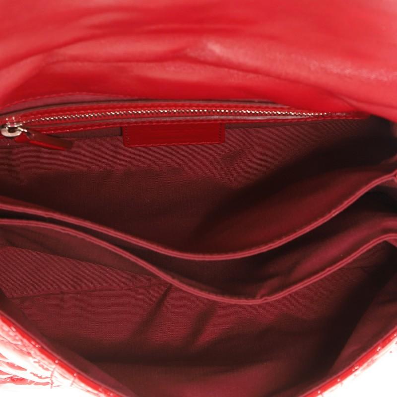 Women's or Men's Christian Dior New Lock Flap Bag Cannage Quilt Patent Small