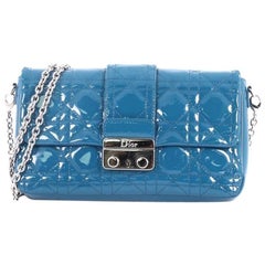 Christian Dior New Lock Pouch Cannage Quilt Patent Mini