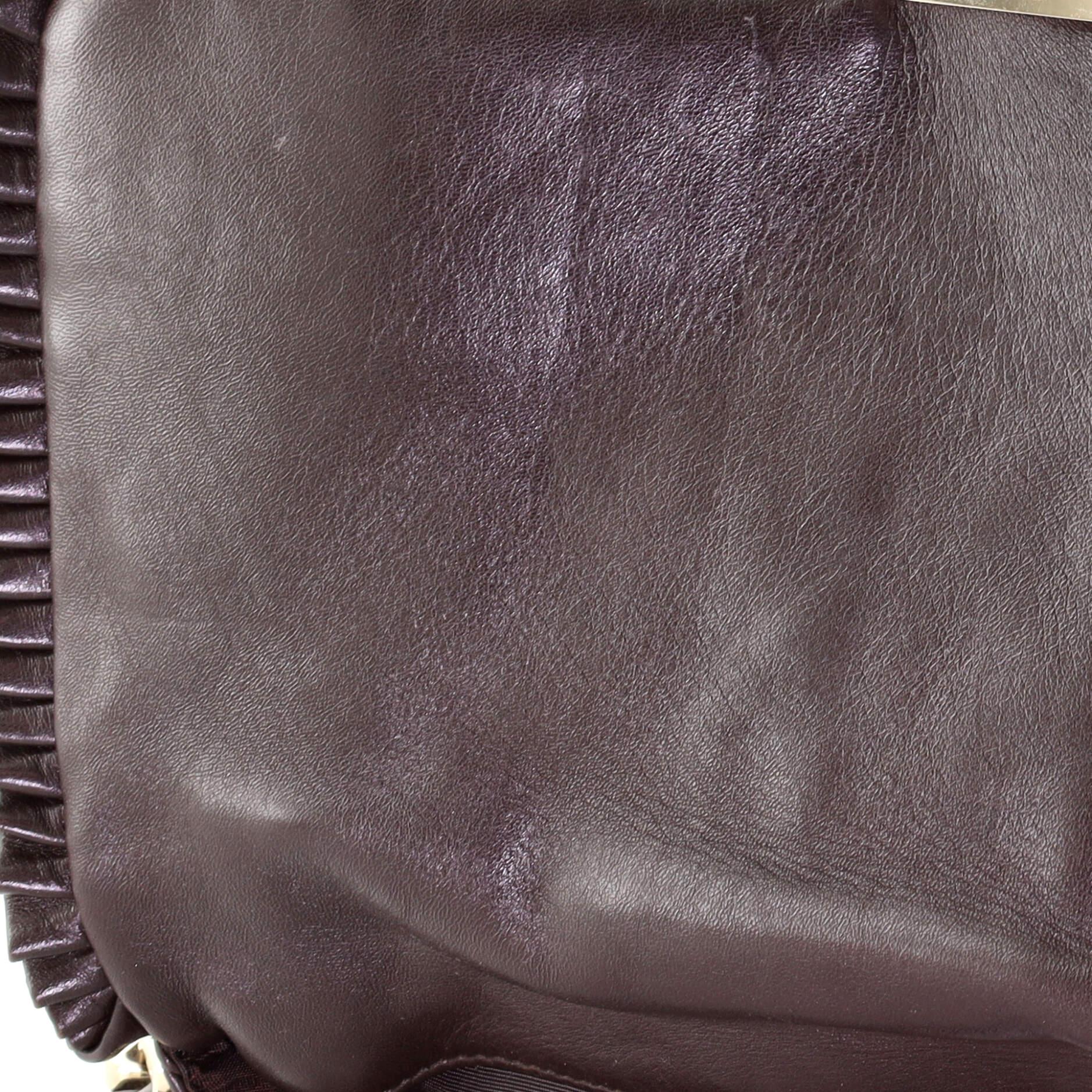 Women's or Men's Christian Dior New Lock Ruffle Flap Bag Cannage Quilt Lambskin Medium
