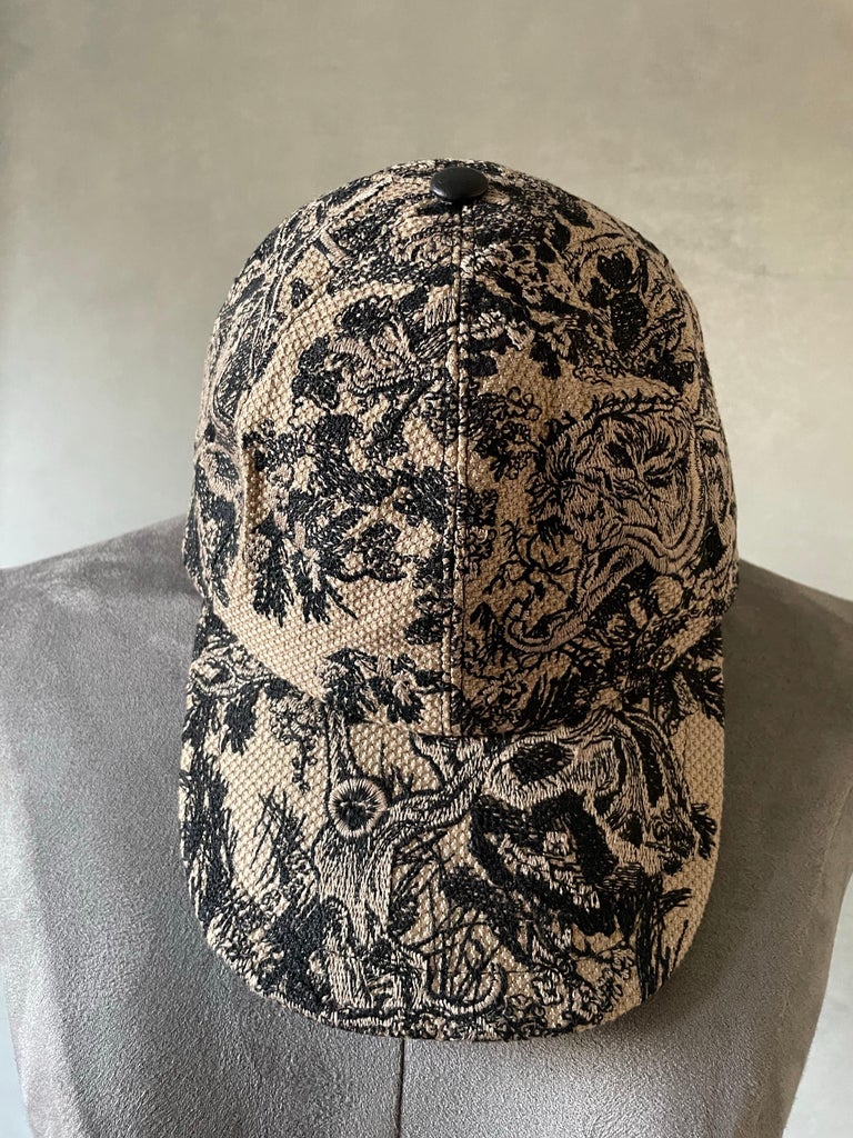? CHRISTIAN DIOR Toile De Jouy Cap Large 59-60 with COA CHRISTIAN DIOR New toile de jouy cap with label never worn  main image 4