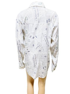 Christian Dior Newspaper Shirt
