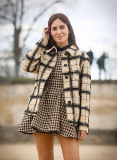 Christian Dior Nude Beige Silk Tweed Jacket