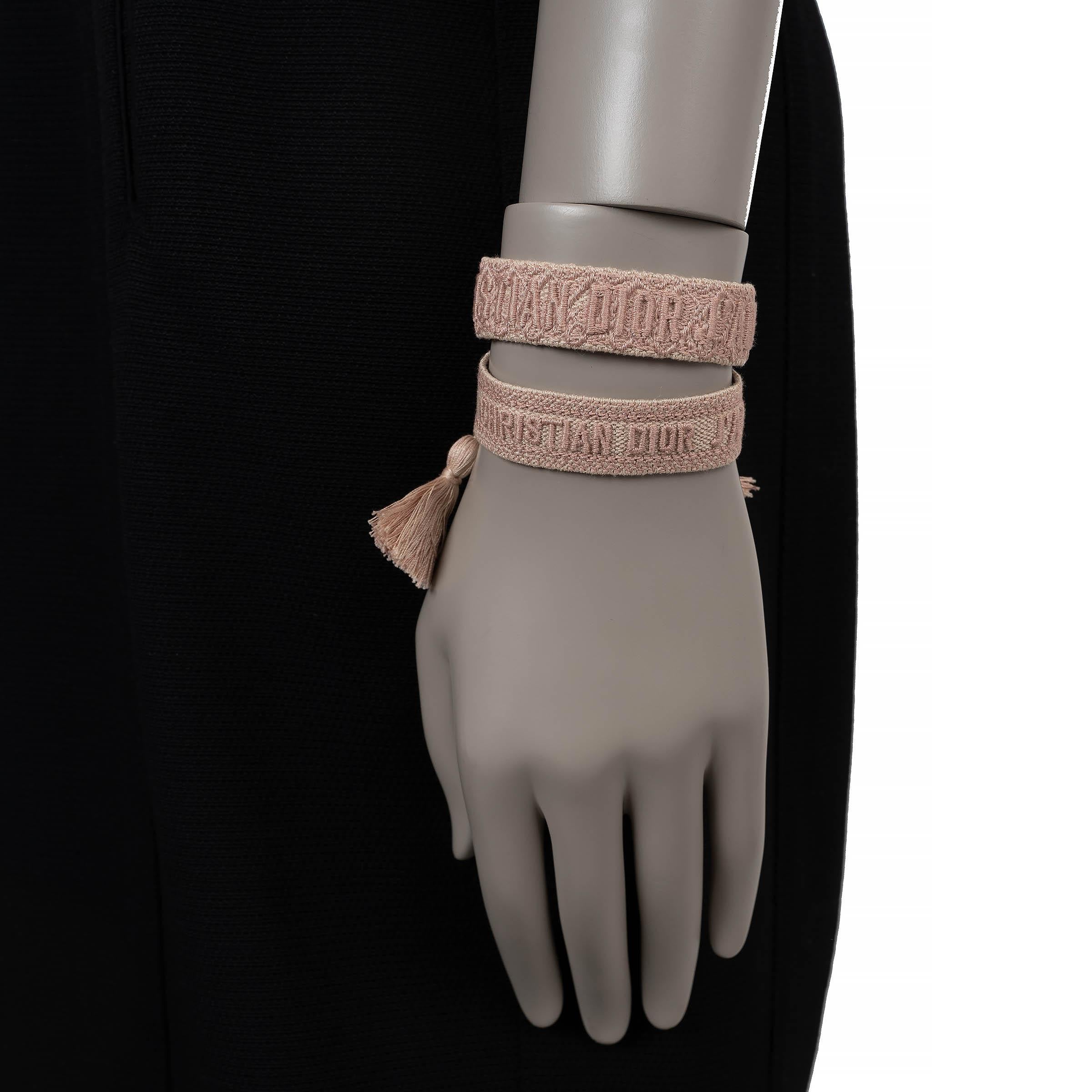 Bracciale CHRISTIAN DIOR nudo J'ADIOR FRIENDSHIP Set di 2 in vendita 1