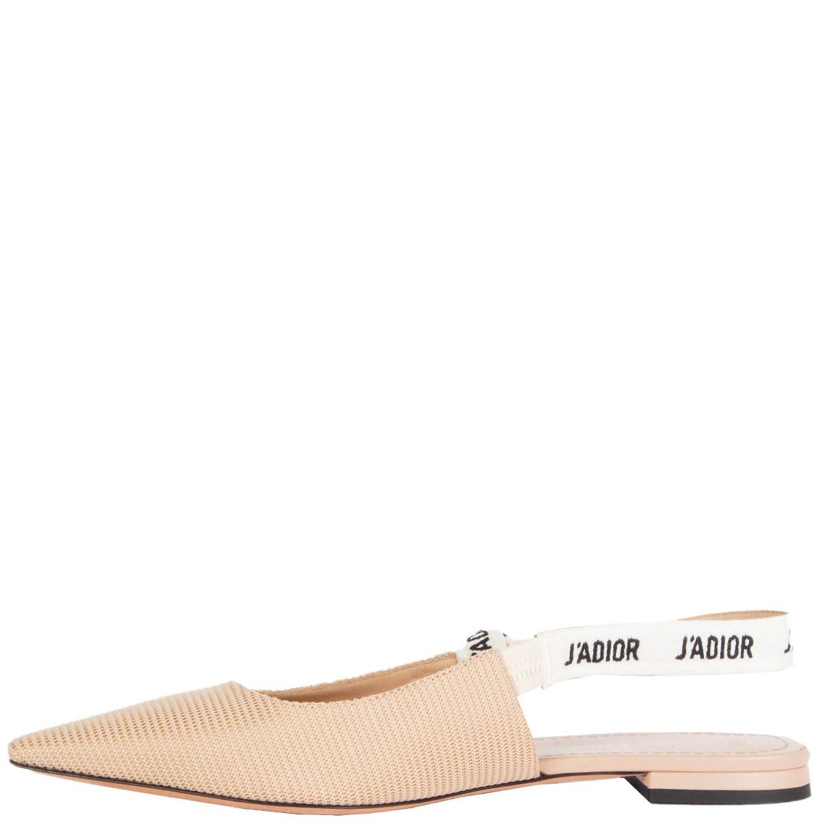 dior nude flats