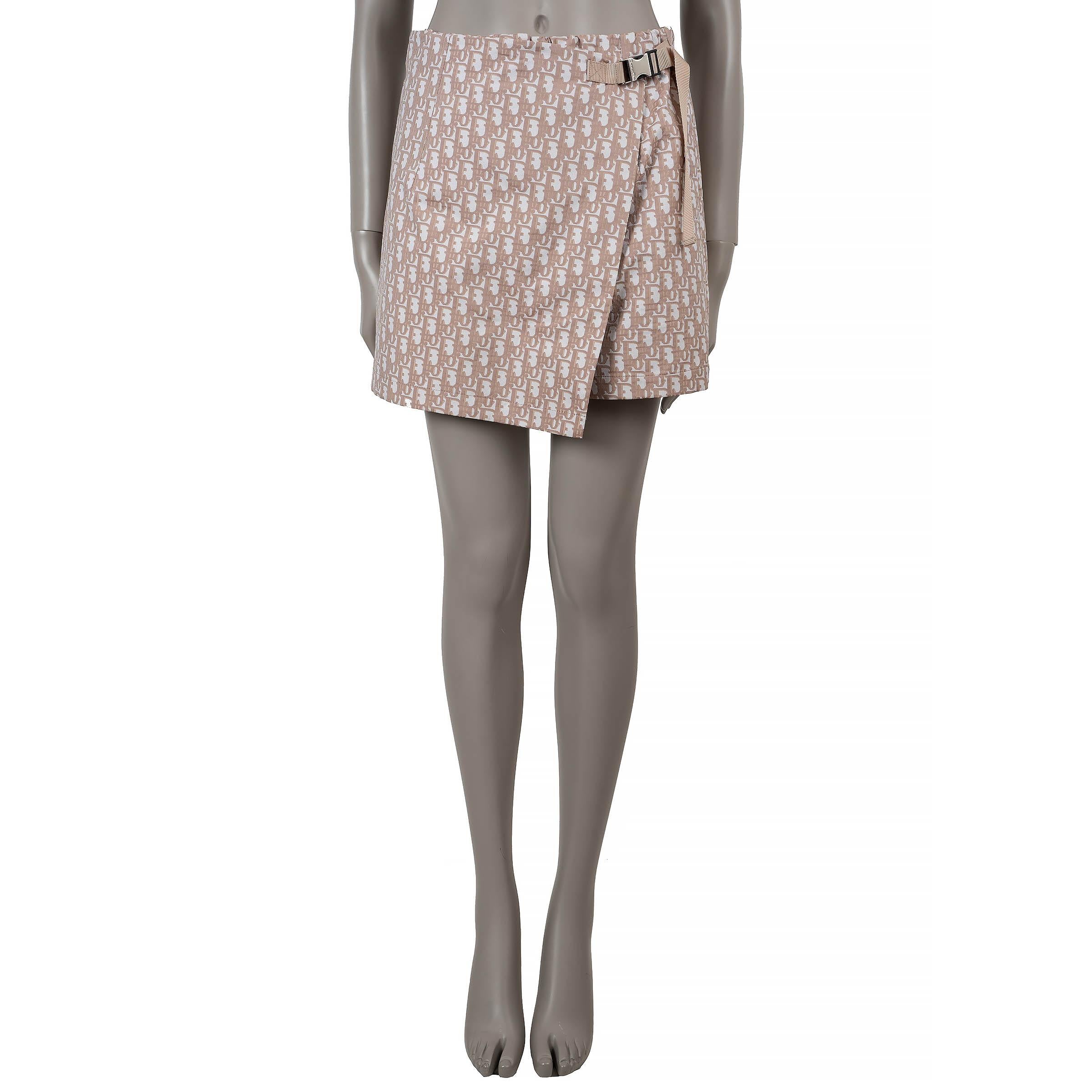 CHRISTIAN DIOR nackt Schräger Taft MINI SKIRT Rock 40 M Damen im Angebot