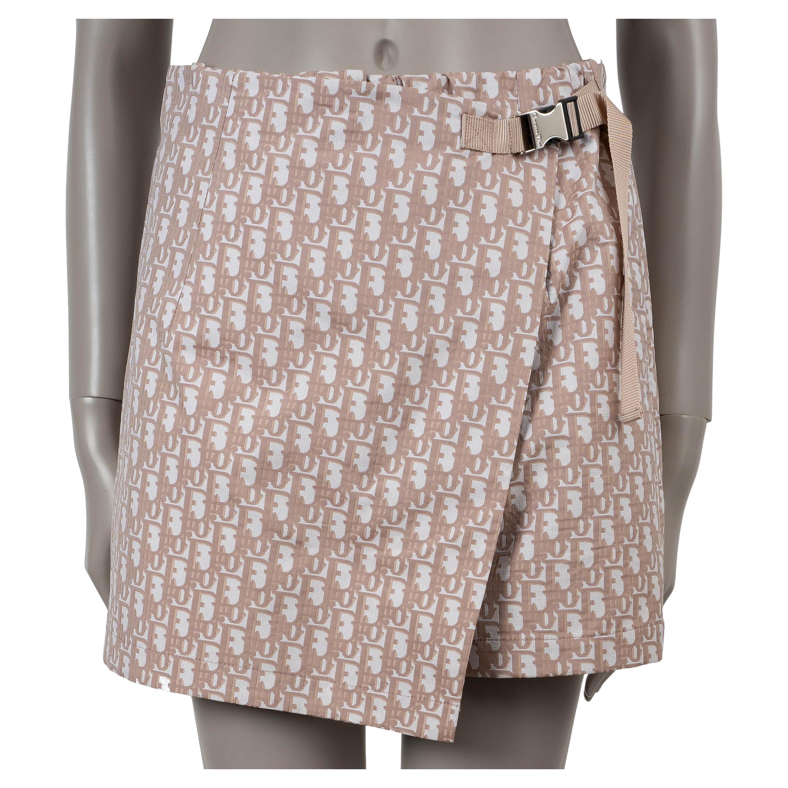 CHRISTIAN DIOR nackt Schräger Taft MINI SKIRT Rock 40 M im Angebot