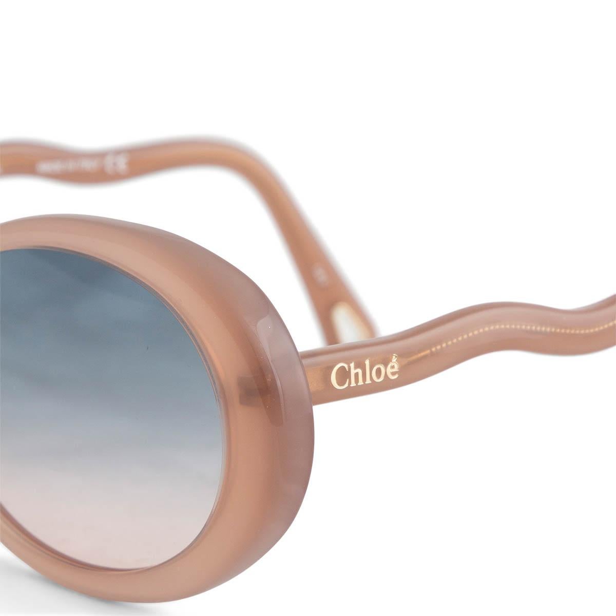 Gris CHLOE lunettes de soleil ovales rose chair CH0088S en vente