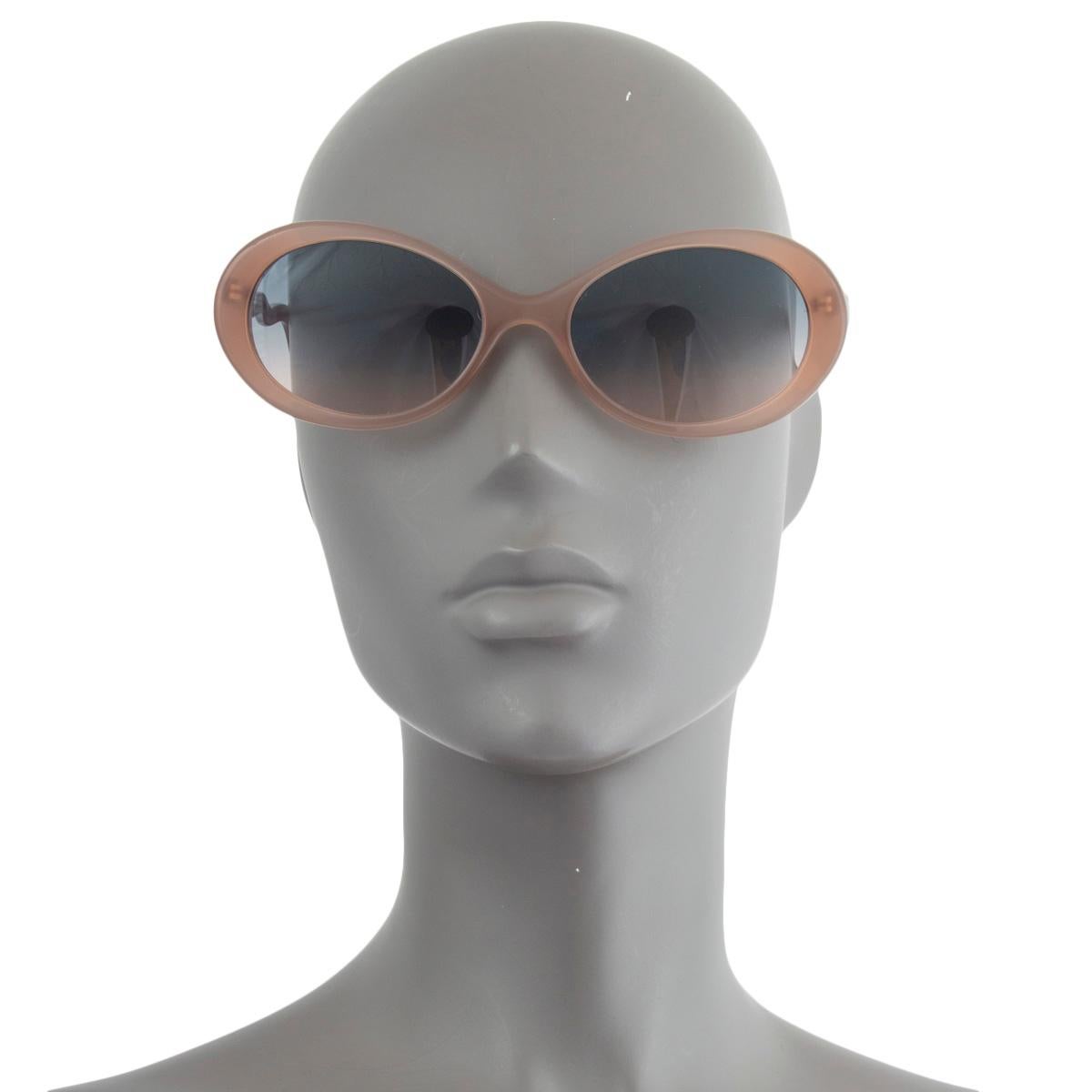 Gray CHLOE nude pink OVAL Sunglasses CH0088S For Sale