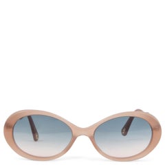 CHLOE nude pink OVAL Sunglasses CH0088S