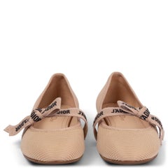 CHRISTIAN DIOR flache Ballettschuhe mit technischem Stoff MISS J'ADIOR 38,5