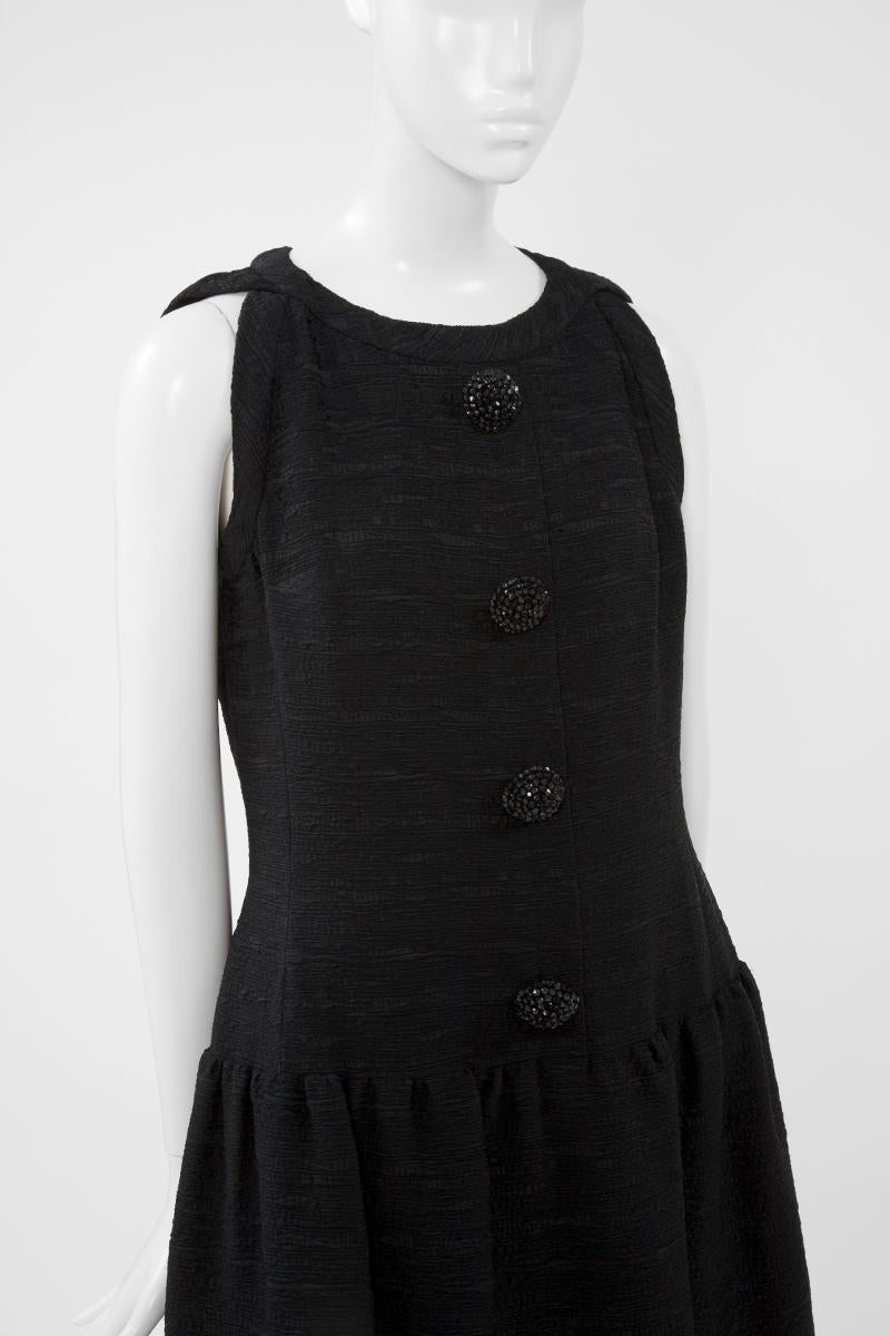 Christian Dior Nummeriertes Demi Couture Kleines schwarzes Cocktailkleid  Damen im Angebot