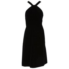 Robe en velours numérotée Christian Dior