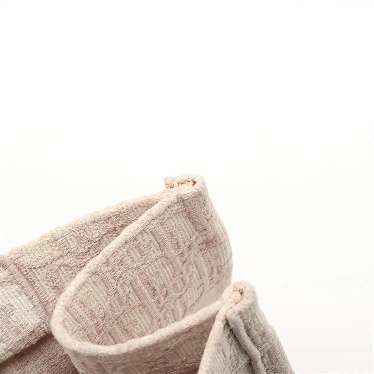 *Christian Dior Oblique Book Tote Medium Canvas Bag rosa in vendita 5