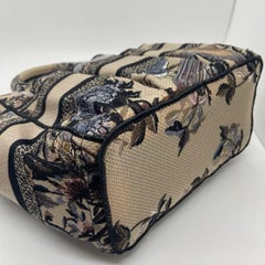 Christian Dior Oblique Embroidered Catherine Tote Bag mini Pristine Beige Italy