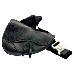 Christian Dior: borsa a tracolla obliqua Jacquard Galaxy nera
