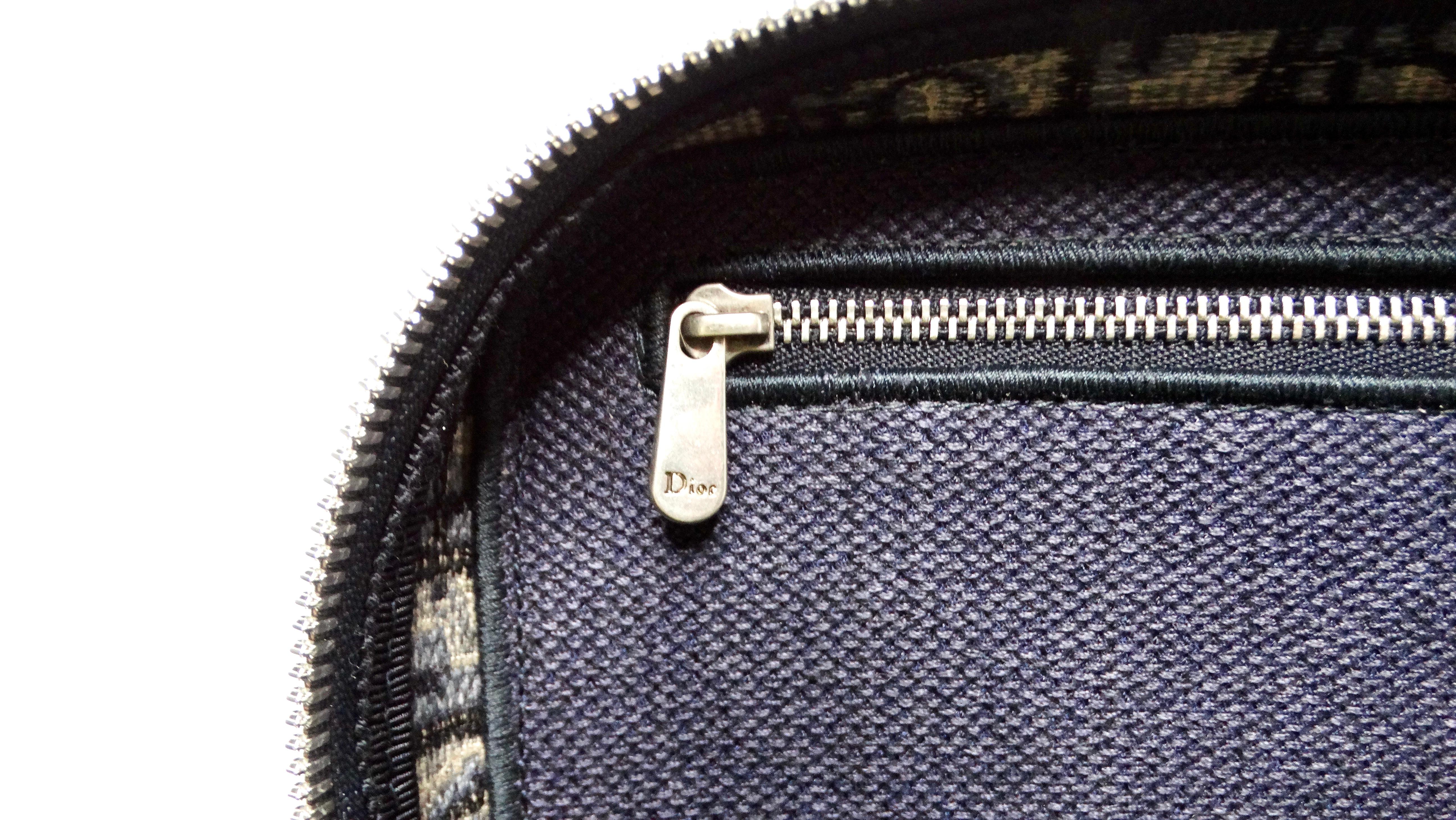 Christian Dior Oblique Monogram Canvas Travel Vanity Case For Sale 8