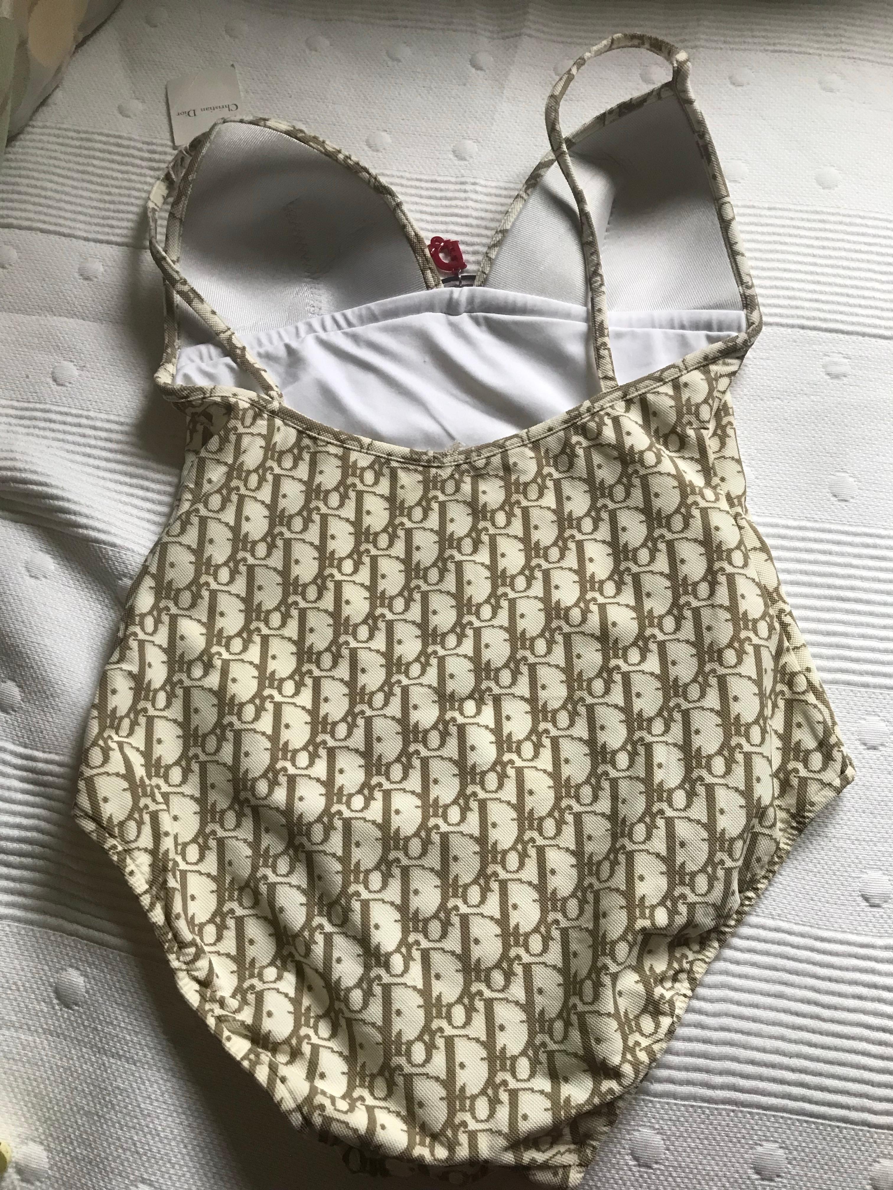 CHRISTIAN DIOR. Monogramme oblique Dior SWIMSUIT New Neuf - En vente à CACHAN, FR