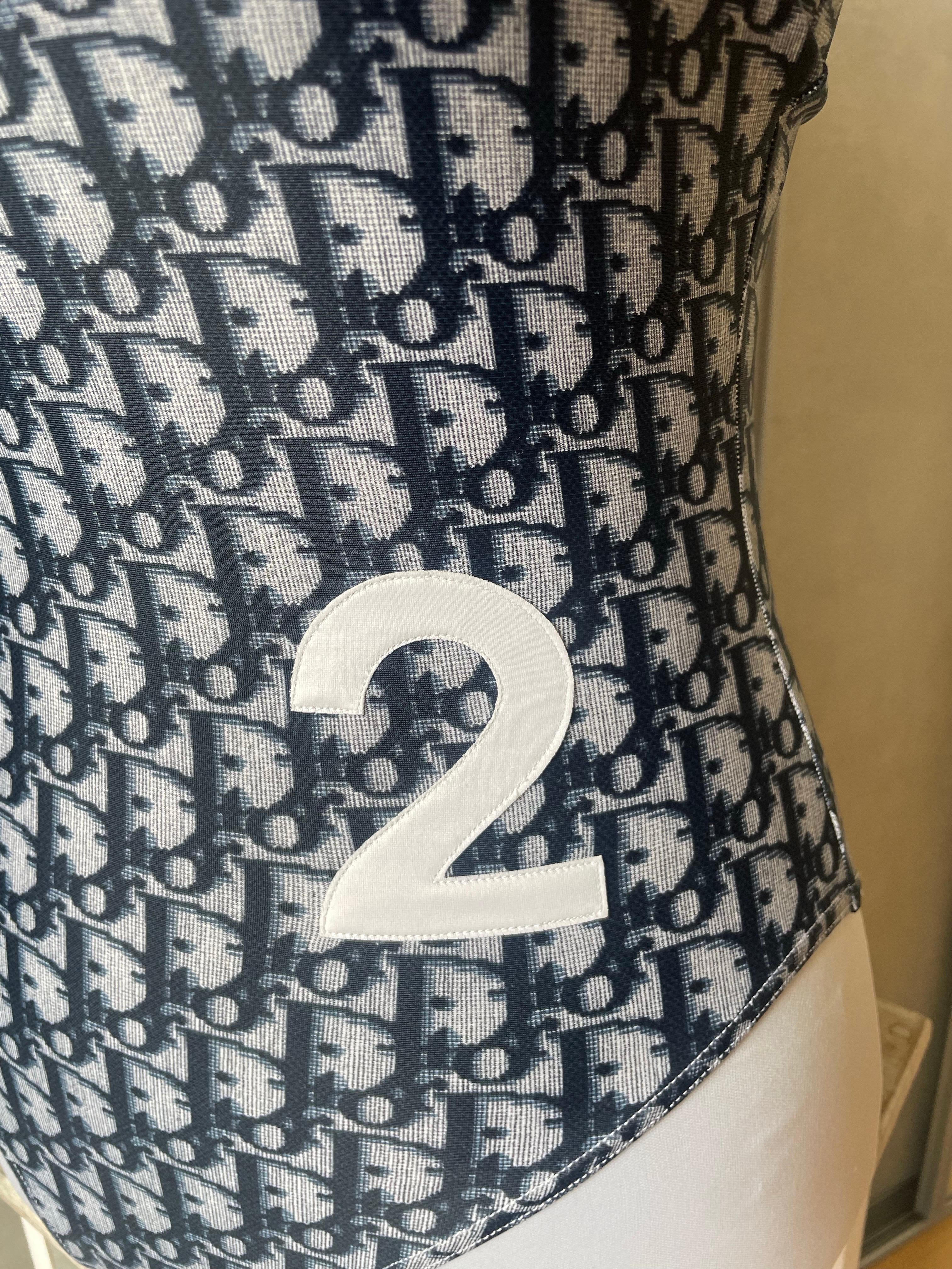 Christian Dior Costume da bagno con monogramma obliquo In condizioni ottime in vendita a CACHAN, FR