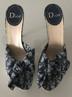 CHRISTIAN DIOR Oblique mule sandal