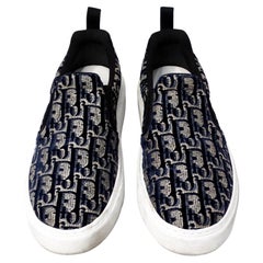 Christian Dior - Baskets à enfiler - Monogramme oblique - Marine