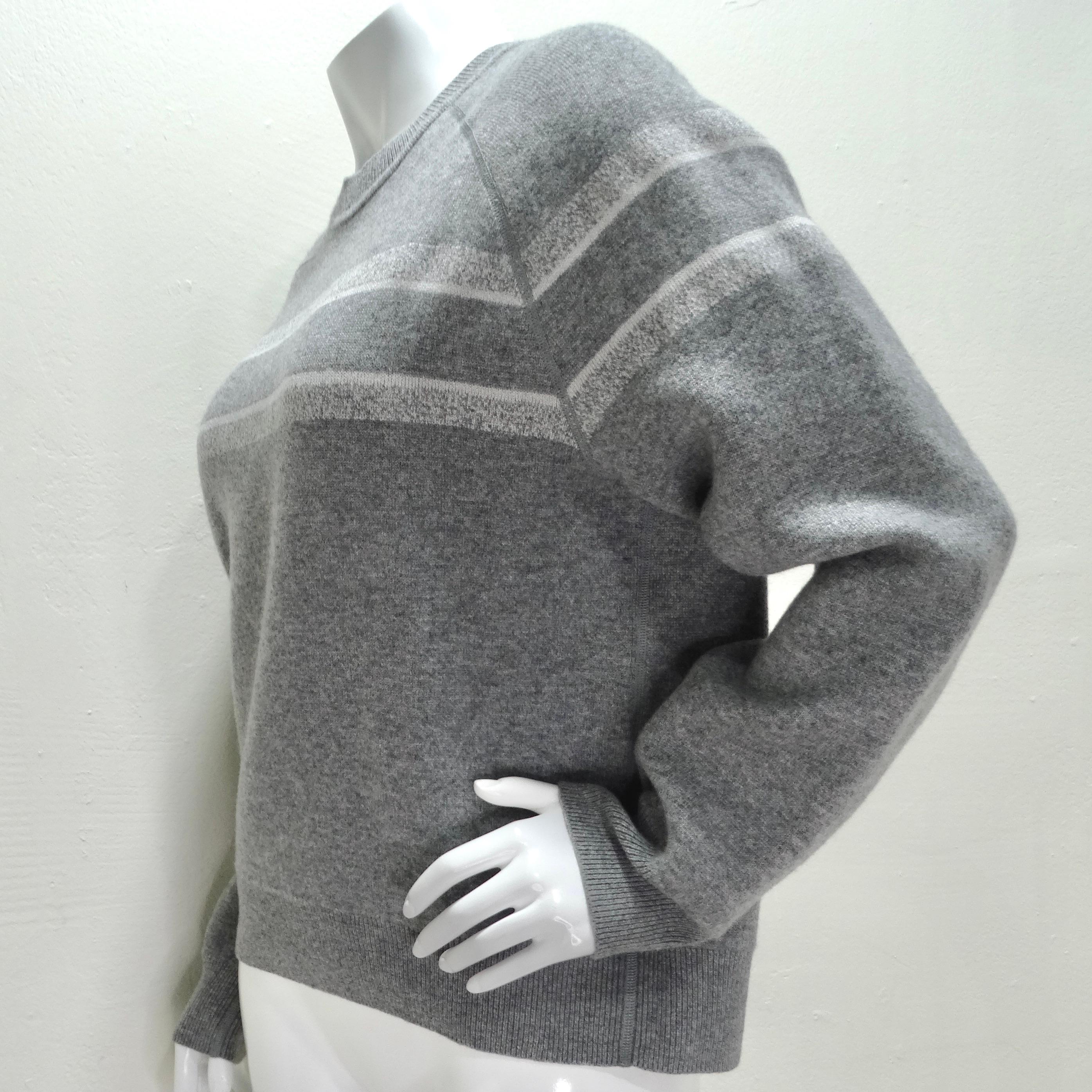 Christian Dior Oblique Reversible Cashmere Knit Sweater  For Sale 1